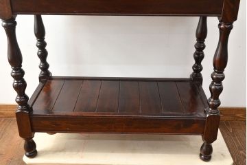 中古　美品　松本民芸家具　コレクションにもおすすめ!クラシックな雰囲気が格好いいS.P型ワインボード(ワインラック、収納棚、戸棚、キャビネット、SP型)(定価約99万円)(R-049972)