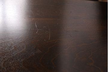 中古　民芸家具　美品　星野民芸(星野民藝)　桜材　激レア品!　存在感を放つ八角炉+椅子4脚セット(ダイニングテーブル、囲炉裏、ダイニングセット)(定価約120万円)(R-049974)