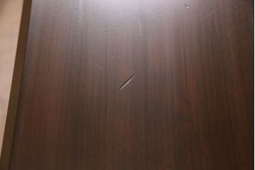 中古　北海道民芸家具　上品な雰囲気漂うライティングビューロー(簿記机、在宅ワーク、在宅用デスク、本棚、収納棚)(定価約50万円)(R-049986)