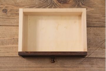 中古　北海道民芸家具　上品な雰囲気漂うライティングビューロー(簿記机、在宅ワーク、在宅用デスク、本棚、収納棚)(定価約50万円)(R-049986)
