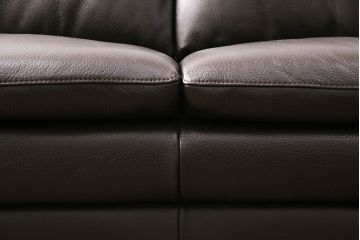 展示品　極美品　新古品　enzo dambrosio(エンツォダンブロシオ)　高級感溢れるイタリアデザインの本革製2人掛けソファ(定価約32万円)(2P、二人掛け)(R-049989)