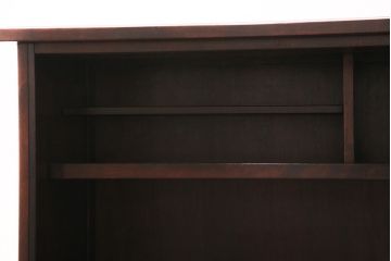 中古　九州民芸家具　上品さとモダンな雰囲気が魅力的なサイドボード(収納棚、戸棚、飾り棚)(R-050004)