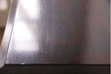 中古　九州民芸家具　上品さとモダンな雰囲気が魅力的なサイドボード(収納棚、戸棚、飾り棚)(R-050004)