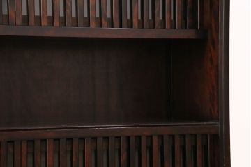 中古　九州民芸家具　上品さとモダンな雰囲気が魅力的なサイドボード(収納棚、戸棚、飾り棚)(R-050004)