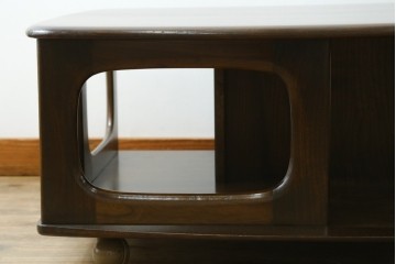 イギリスヴィンテージ　ERCOL(アーコール)　インテリアの差をつける!希少なパンドラボックスコーヒーテーブル　(R-050009)