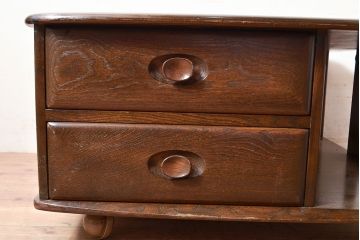 イギリスヴィンテージ　ERCOL(アーコール)　インテリアの差をつける!希少なパンドラボックスコーヒーテーブル(センターテーブル、ローテーブル、ビンテージ、英国)(R-050009)
