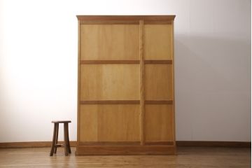 中古　美品　横浜ダニエル(daniel)　ワードローブ(横浜クラシック家具、洋服タンス、衣装タンス)(定価130万円)(R-050025)