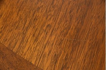 中古　美品　ブランド家具　DREXEL HERITAGE(ドレクセルヘリテイジ)　Triune(トライユン)　品のある佇まいがすてきなダイニングテーブル(エクステンションテーブル)(R-050026)