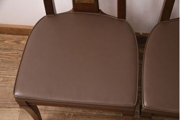 中古　アメリカ製　DREXEL HERITAGE(ドレクセルヘリテイジ) Triune(トライユン)シリーズ　チェア2脚セット(ダイニングチェア、椅子)(定価1脚約15万円)(R-050028)