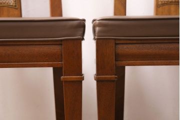 中古　アメリカ製　DREXEL HERITAGE(ドレクセルヘリテイジ) Triune(トライユン)シリーズ　チェア2脚セット(ダイニングチェア、椅子)(定価1脚約15万円)(R-050028)