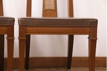 中古　アメリカ製　DREXEL HERITAGE(ドレクセルヘリテイジ) Triune(トライユン)シリーズ　チェア2脚セット(ダイニングチェア、椅子)(定価1脚約15万円)(R-050029)