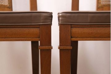 中古　アメリカ製　DREXEL HERITAGE(ドレクセルヘリテイジ) Triune(トライユン)シリーズ　チェア2脚セット(ダイニングチェア、椅子)(定価1脚約15万円)(R-050029)