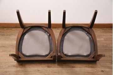 中古　アメリカ製　DREXEL HERITAGE(ドレクセルヘリテイジ) Triune(トライユン)シリーズ　チェア2脚セット(ダイニングチェア、椅子)(定価1脚約15万円)(R-050029)