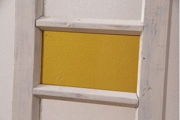 アンティーク建具　昭和初期　当時物のガラス入り!大正ロマンの雰囲気漂う色ガラス入り欄間(明り取り、明かり取り)(R-050033)