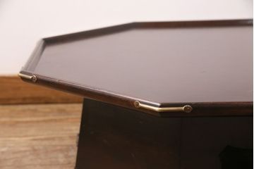 和製ヴィンテージ　松本民芸家具　#312　個性的なデザインが魅力の八角朝鮮膳(定価約8万5千円)(センターテーブル、ビンテージ)