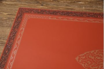 和製アンティーク　極上品!　本堆朱の座卓(ローテーブル)(R-050051)
