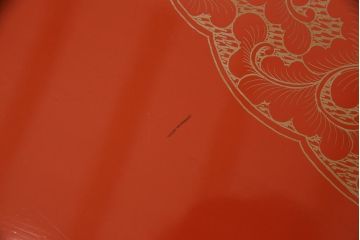 和製アンティーク　極上品!　本堆朱の座卓(ローテーブル)(R-050051)