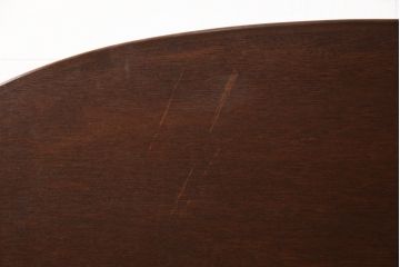 中古　SIMMONS(シモンズ)社　マホガニー材　優雅な寝室作りにぴったりのヘッドボード&ボックススプリングセット(ダブルベッド)(R-050052)