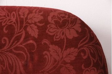ヴィンテージ家具　ERCOL(アーコール)　艶やかなカラーが目を引くスツール(オットマン)付きビンテージ二人掛けソファ(アームソファ)(R-050062)