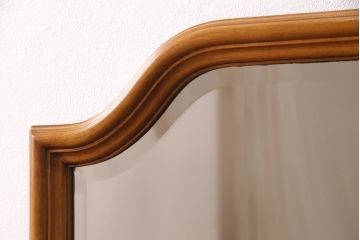 中古　美品　横浜ダニエル(daniel)　チェア付き　温かみのある色合いと上品な佇まいが魅力のドレッサー(鏡台)(定価約60万円)(R-050064)