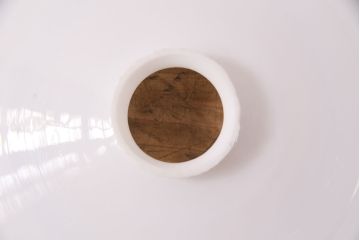 アンティーク照明　レトロな佇まいがあたたかみを感じる平笠シェードのペンダントライト2個セット(吊り下げ照明、天井照明)(R-050069)