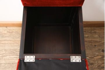 中古　神居民芸家具　クラシカルな佇まいが魅力的なライティングビューロー&スツールセット(机、ワークデスク、チェア、本箱、ブックケース)(R-050074)