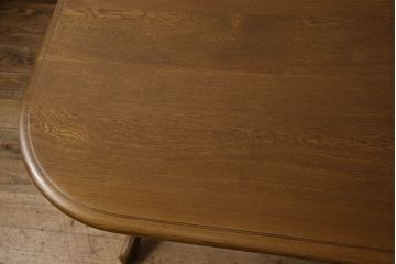 和製ヴィンテージ　WINDS太平　木の温もりあふれるナラ材製のダイニングテーブル(食卓、ビンテージ)(R-050079)