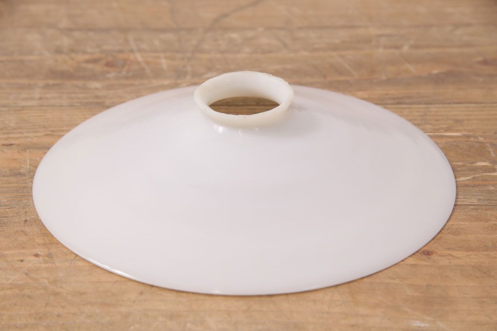 アンティーク照明　レトロな空間づくりにおすすめ!平笠シェードの吊り下げ照明(ペンダントライト、天井照明、電笠)(R-050083)