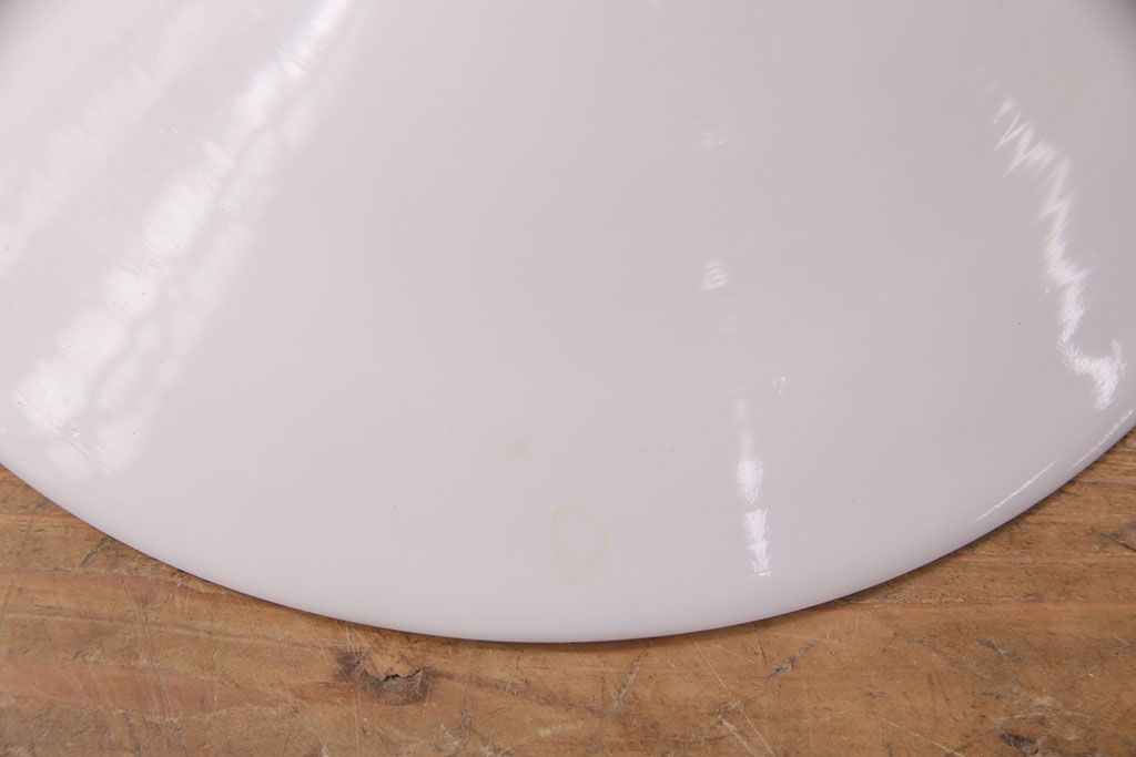 アンティーク照明　ナチュラルスタイルの空間にもおすすめ!平笠シェードの吊り下げ照明(ペンダントライト、天井照明、電笠)(R-050084)