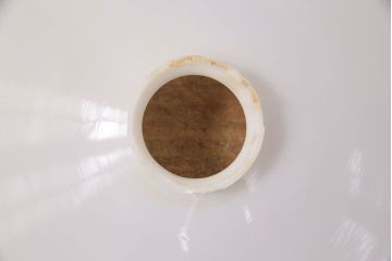 アンティーク照明　和製アンティーク　どこか懐かしさが漂う平笠シェードのペンダントライト2個セット(R-050085)