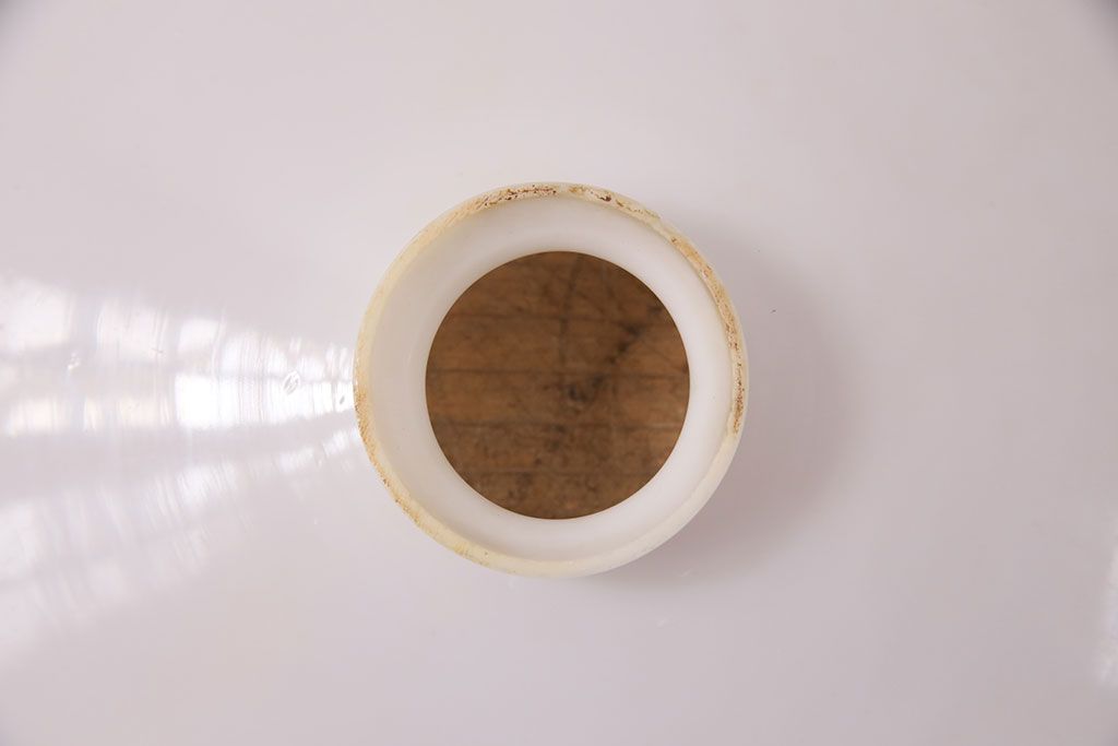 アンティーク照明　和製アンティーク　どこか懐かしさが漂う平笠シェードのペンダントライト2個セット(R-050085)