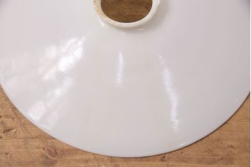 アンティーク照明　和製アンティーク　どこか懐かしさが漂う平笠シェードのペンダントライト2個セット(R-050085)