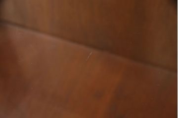アンティーク家具　フランスアンティーク　オーク材　特注サイズ　Rガラス　エレガントな佇まいが魅力の大きなキャビネット(ガラスケース、ショーケース、飾り棚、陳列棚、店舗什器)(R-050089)