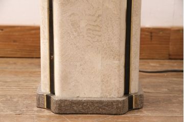 ヴィンテージ照明　大理石風のスタンドがクラシカルな雰囲気を醸しだすテーブルスタンド(卓上照明、テーブルライト、デスクスタンド、ビンテージ)(R-050098)