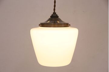 アンティーク照明　シンプルなデザインで取り入れやすい台形型の吊り下げ照明(天井照明、ペンダントライト)(R-050099)