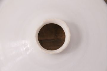 アンティーク照明　ジャンク品　シンプルでレトロな平笠シェードのペンダントライト2個セット(天井照明、吊り下げ照明、電笠)(R-050103)