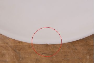 アンティーク照明　ジャンク品　シンプルでレトロな平笠シェードのペンダントライト2個セット(天井照明、吊り下げ照明、電笠)(R-050103)