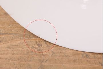 アンティーク照明　ジャンク品　シンプルでレトロな平笠シェードのペンダントライト2個セット(天井照明、吊り下げ照明、電笠)(R-050103)