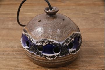 ヴィンテージ照明　デンマーク　ムードある空間を演出する陶器製のペンダントライト(シェード、吊り下げ照明、天井照明、ビンテージ)(R-050104)