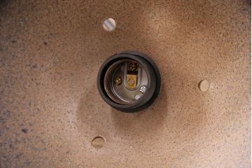 ヴィンテージ照明　デンマーク　ムードある空間を演出する陶器製のペンダントライト(シェード、吊り下げ照明、天井照明、ビンテージ)(R-050104)