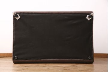 中古　美品　ARMONIA(アルモニア)　Bella Curva　合皮　スタイリッシュなデザインがおしゃれな2Pソファ、カウチソファセット(コーナーソファ、L字型ソファ、2人掛け、3人掛け)(R-050108)