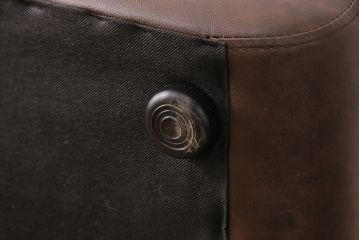 中古　美品　ARMONIA(アルモニア)　Bella Curva　合皮　スタイリッシュなデザインがおしゃれな2Pソファ、カウチソファセット(コーナーソファ、L字型ソファ、2人掛け、3人掛け)(R-050108)