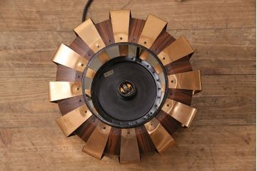 ヴィンテージ照明　デンマーク　ミッドセンチュリースタイルの空間づくりにおすすめの吊り下げ照明(天井照明、ペンダントライト、シェード、ビンテージ)(R-050109)