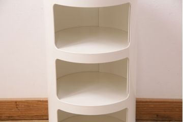 中古　イタリア　kartell(カルテル)社　おしゃれなインテリアとしておすすめのコンポニビリランドチェスト(チェスト、飾り棚、サイドチェスト)(R-050113)