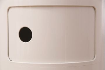 中古　イタリア　kartell(カルテル)社　おしゃれなインテリアとしておすすめのコンポニビリランドチェスト(チェスト、飾り棚、サイドチェスト)(R-050113)