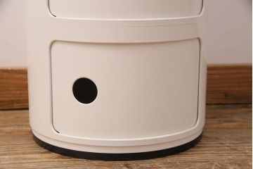 中古　イタリア　kartell(カルテル)社　おしゃれなインテリアとしておすすめのコンポニビリランドチェスト(チェスト、飾り棚、サイドチェスト)(R-050113)
