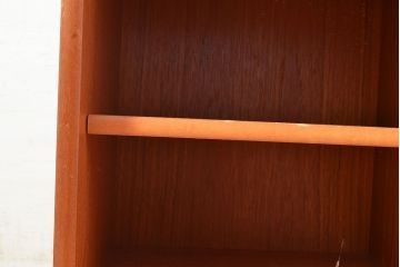 ヴィンテージ家具　イギリスビンテージ　nathan社(ネイサン)　チーク材　取り入れるだけでおしゃれなテレフォンチェア(テレフォンベンチ、収納棚、戸棚)(R-050116)