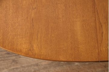 ヴィンテージ家具　北欧ビンテージ　Nathan(ネイサン)社　チーク材　スタイリッシュなデザインが魅力的なバタフライテーブル(エクステンションテーブル、ダイニングテーブル)(R-050127)
