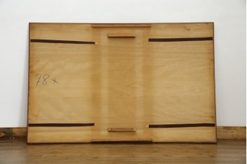 ビンテージ家具　北欧ヴィンテージ　明るい木色がぬくもりを感じるチーク材製エクステンションテーブル　(R-050132)