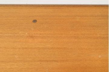 ビンテージ家具　北欧ヴィンテージ　明るい木色がぬくもりを感じるチーク材製エクステンションテーブル(拡張式テーブル、ダイニングテーブル、6人掛け、4人掛け)(R-050132)